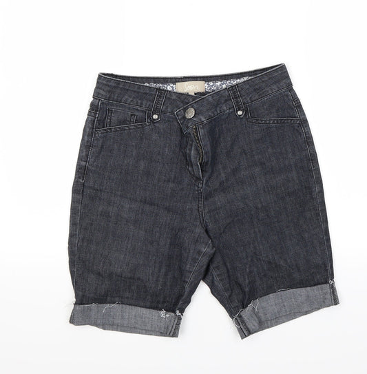Soon Womens Blue  Denim Cut-Off Shorts Size 10