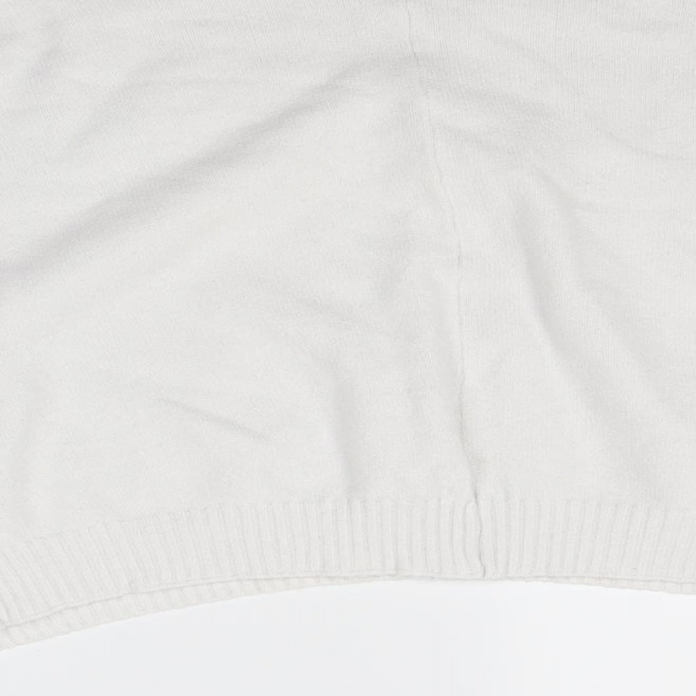 Preworn Womens White   Pullover Jumper Size M