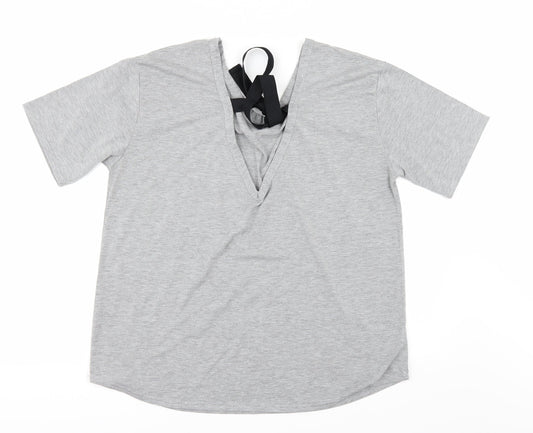 Boohoo Womens Grey   Basic T-Shirt Size 12