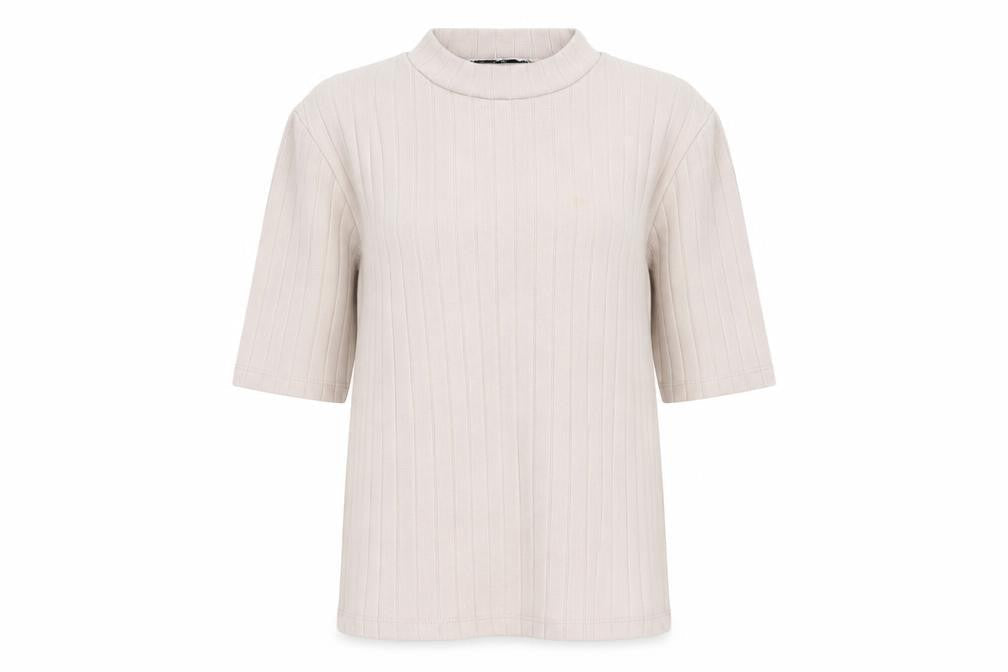 Mango Womens Pink   Basic T-Shirt Size S