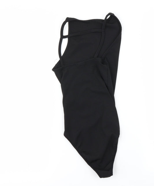Preworn Womens Black   Bodysuit One-Piece Size 8