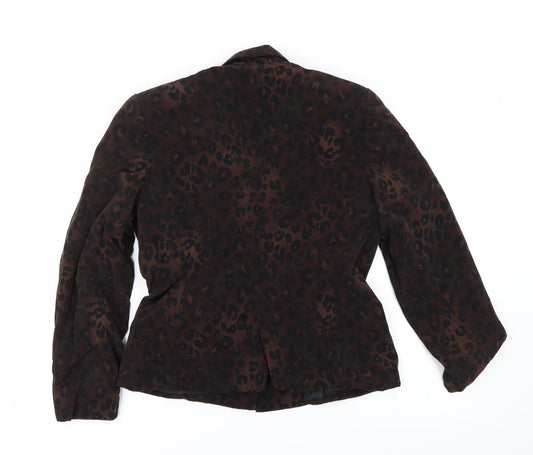 Kasper Womens Brown   Jacket Coat Size 8