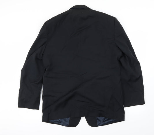 Preworn Mens Black   Jacket Blazer Size 42