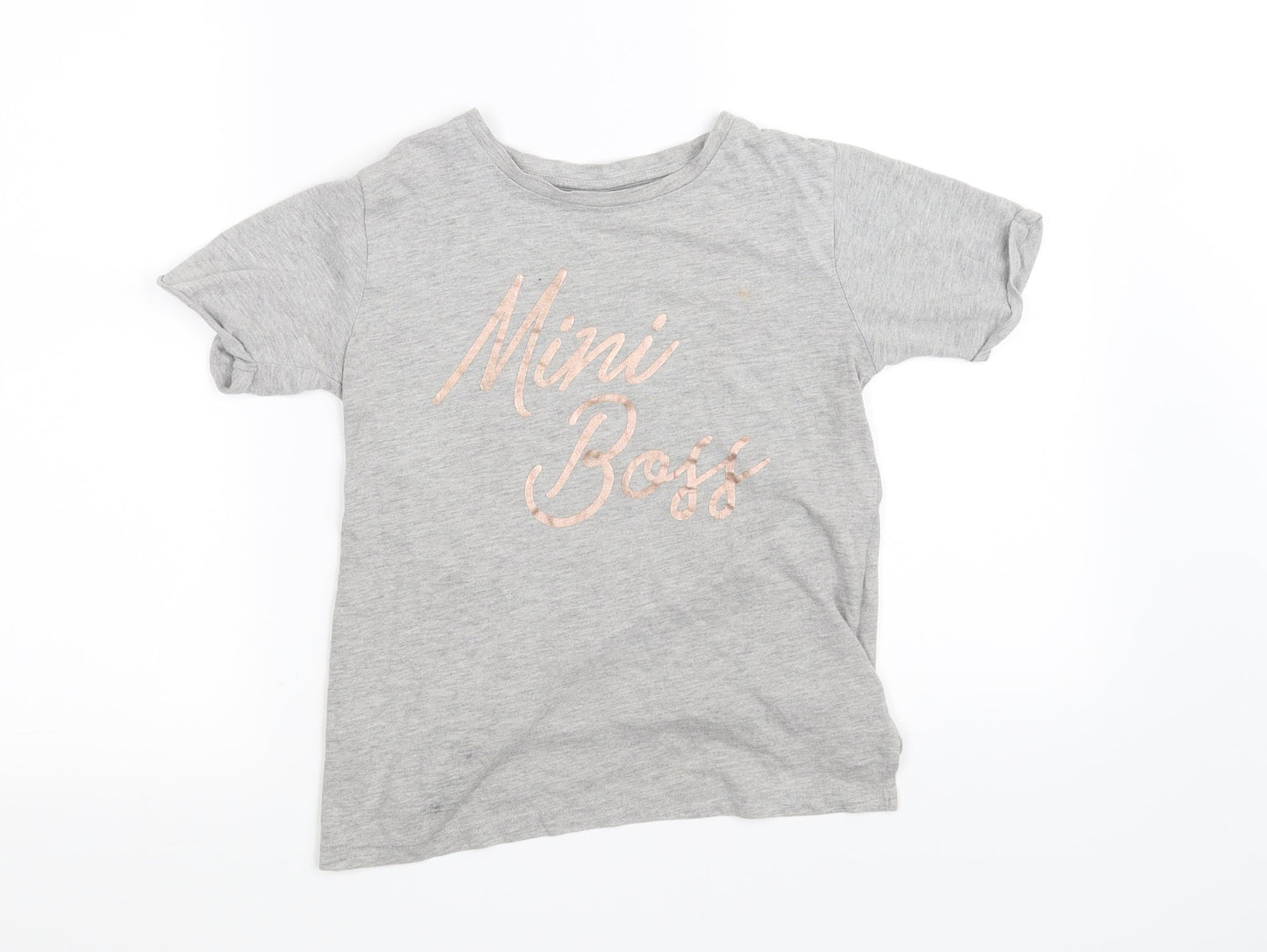 mini boss Girls Grey   Basic Polo Size 10 Years