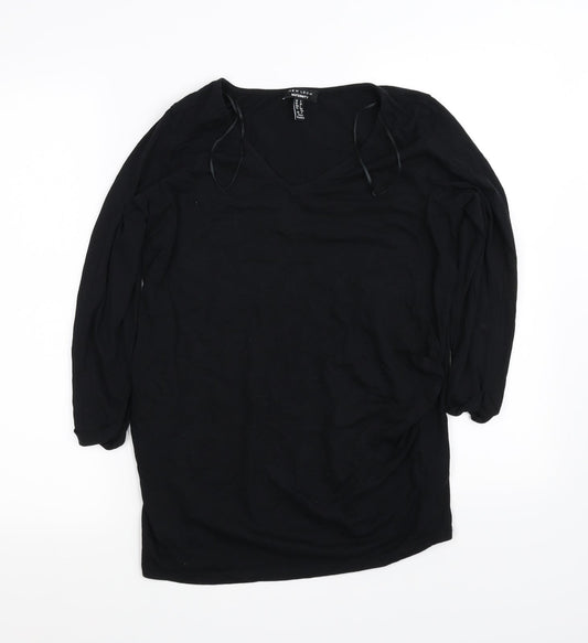 New Look Womens Black   Basic T-Shirt Size 8