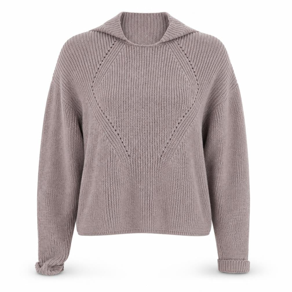 Front view of ptimark women’s purple jumper, size XL