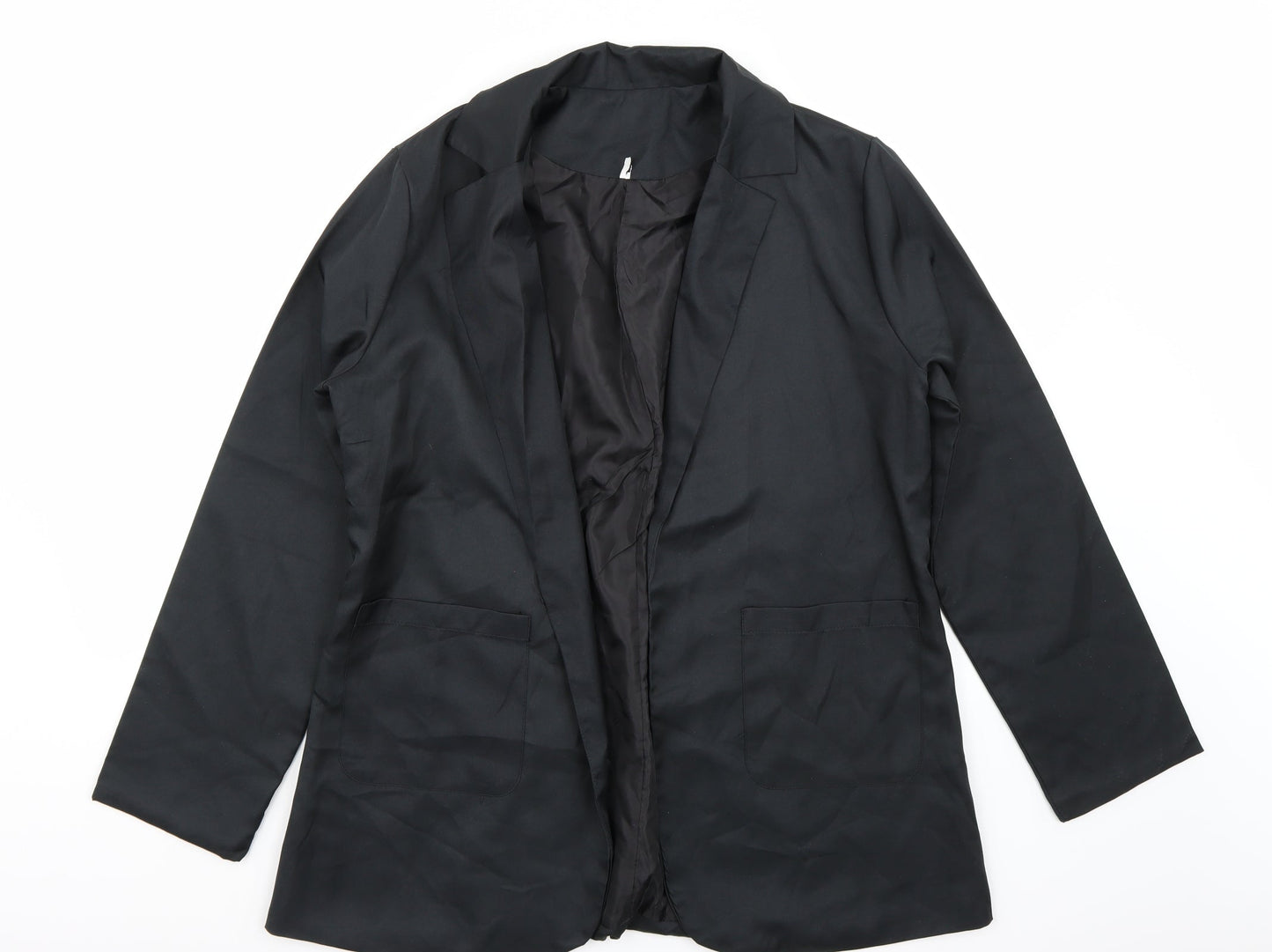 Preworn Womens Black   Jacket Blazer Size XL