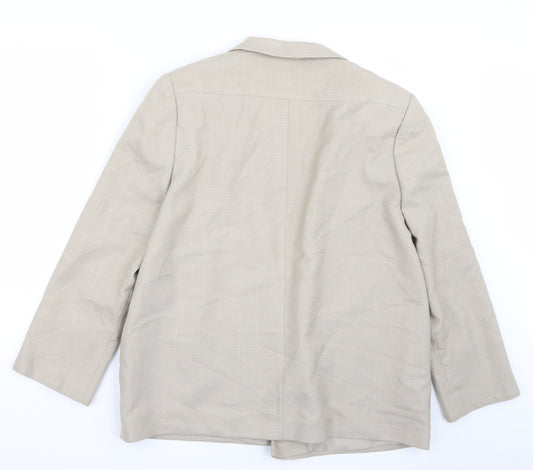 Holmewood Womens Beige   Jacket Suit Jacket Size 18