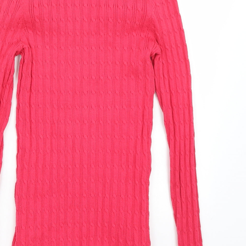 US Polo Association Womens Pink   Pullover Jumper Size S