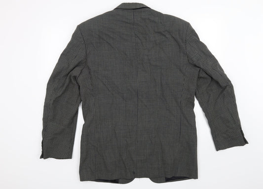 Marks and Spencer Mens Blue Geometric  Jacket Blazer Size 40