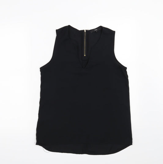NEXT Womens Black   Basic Blouse Size 8