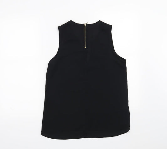 NEXT Womens Black   Basic Blouse Size 8