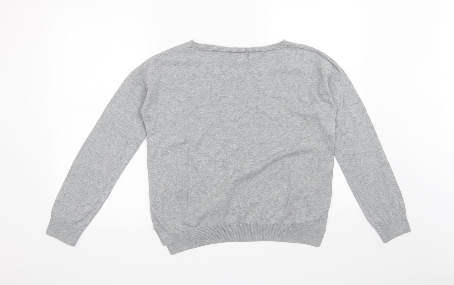 NEXT Womens Grey   Pullover Jumper Size 14  - Deer