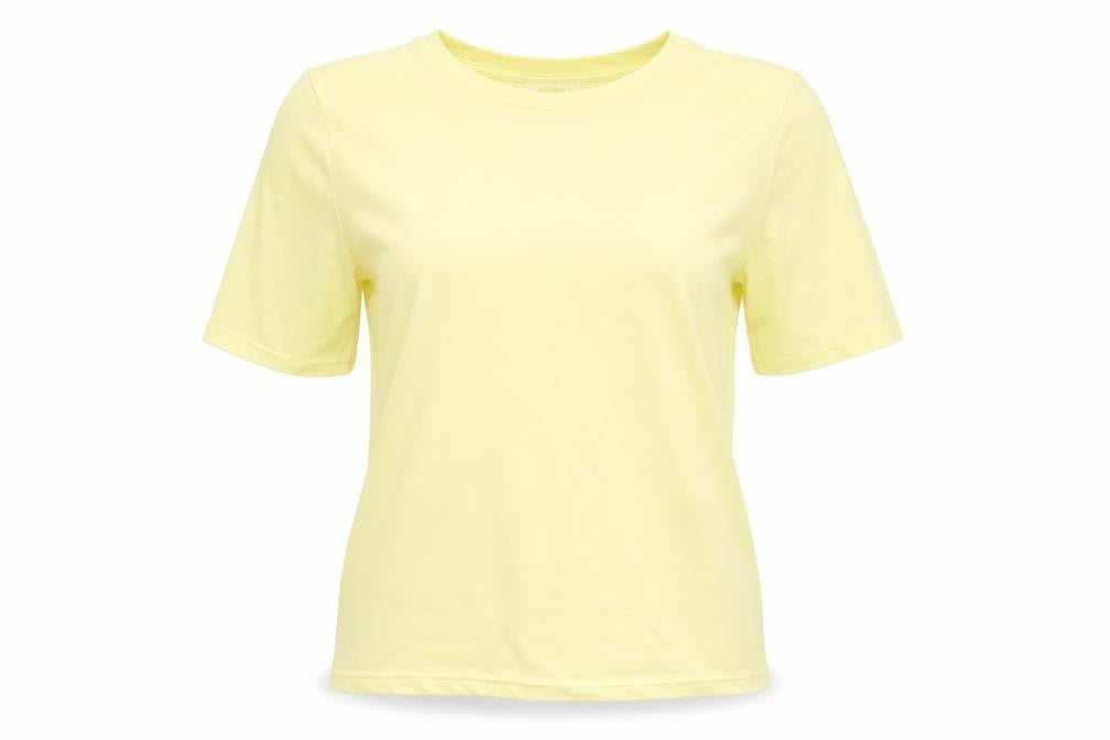 Front view of RESERVED women’s yellow jumper, size L
