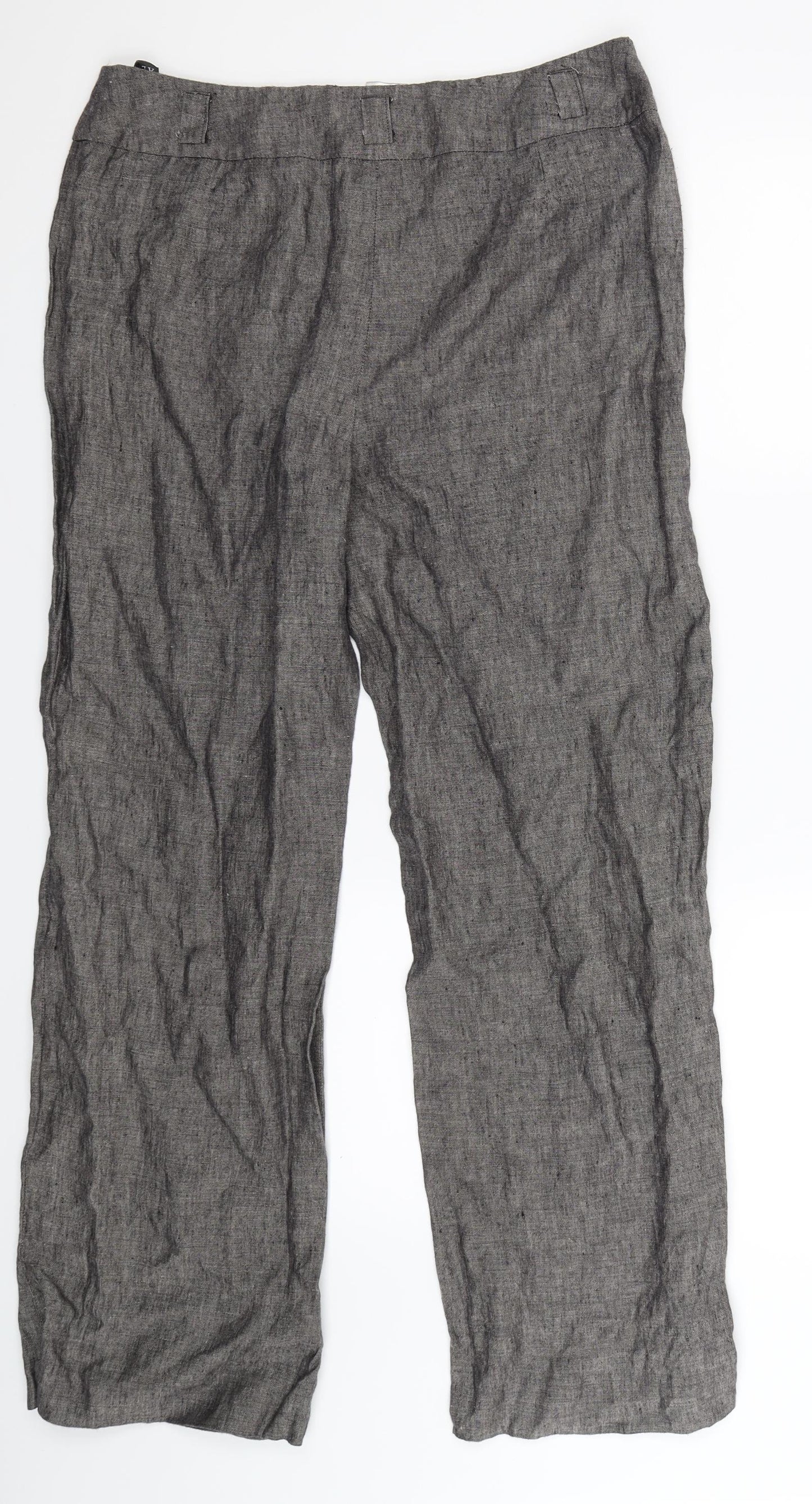 ALEX Womens Grey   Trousers  Size 14 L27 in