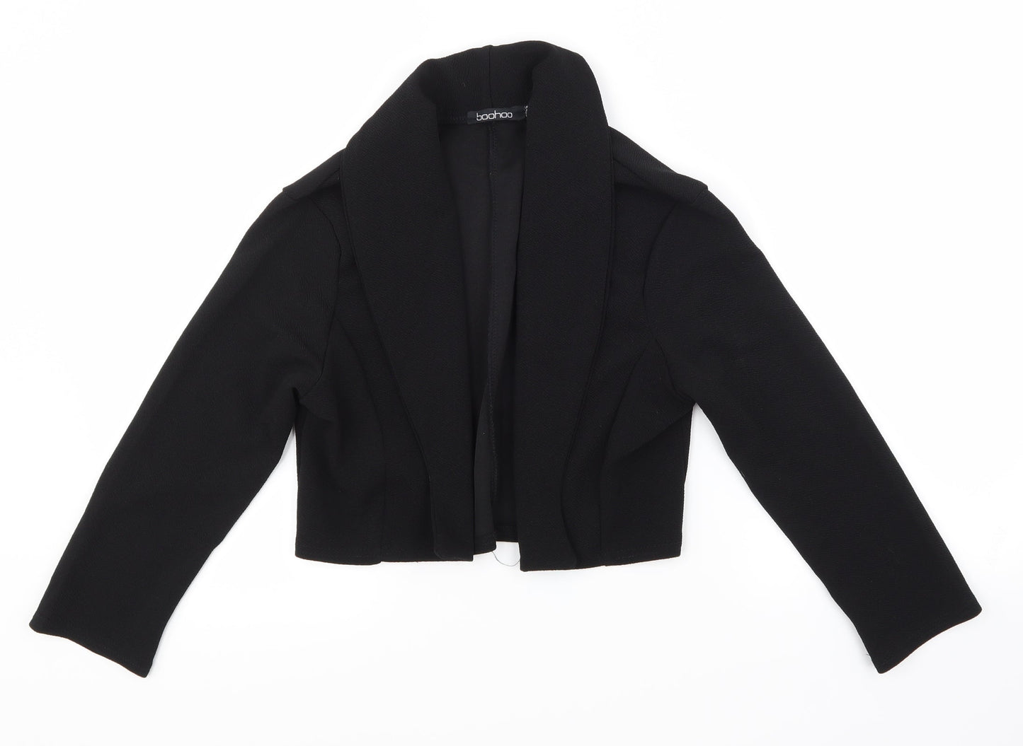Boohoo Womens Black   3-in-1 Jacket Blazer Size 12