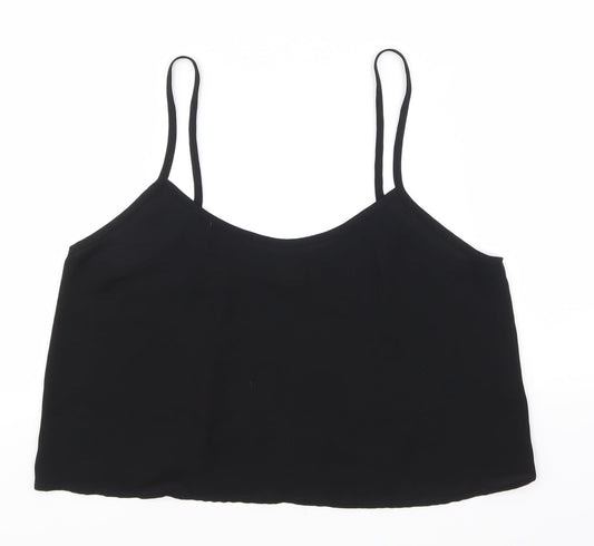Topshop Womens Black   Basic Tank Size 10