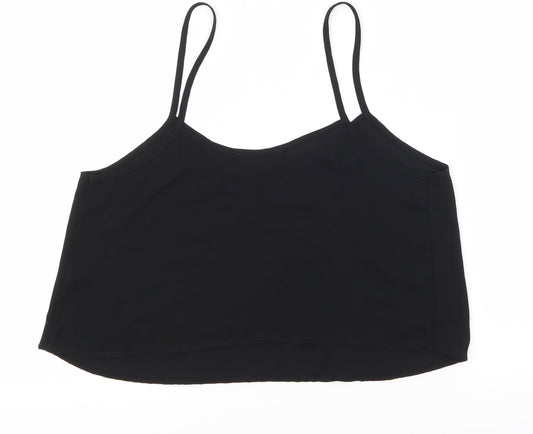 Topshop Womens Black   Basic Tank Size 10