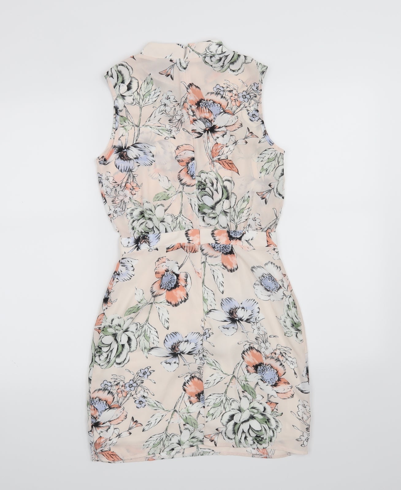 ASOS Womens Pink Floral  A-Line  Size 8