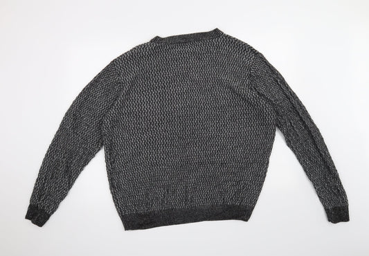 George Mens Grey   Pullover Jumper Size L