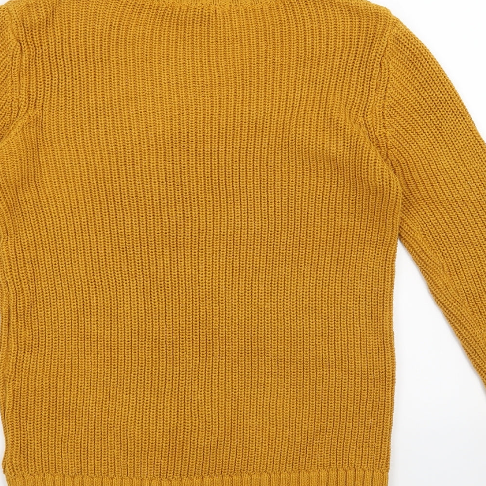 FOREVER 21 Womens Yellow   Pullover Jumper Size M