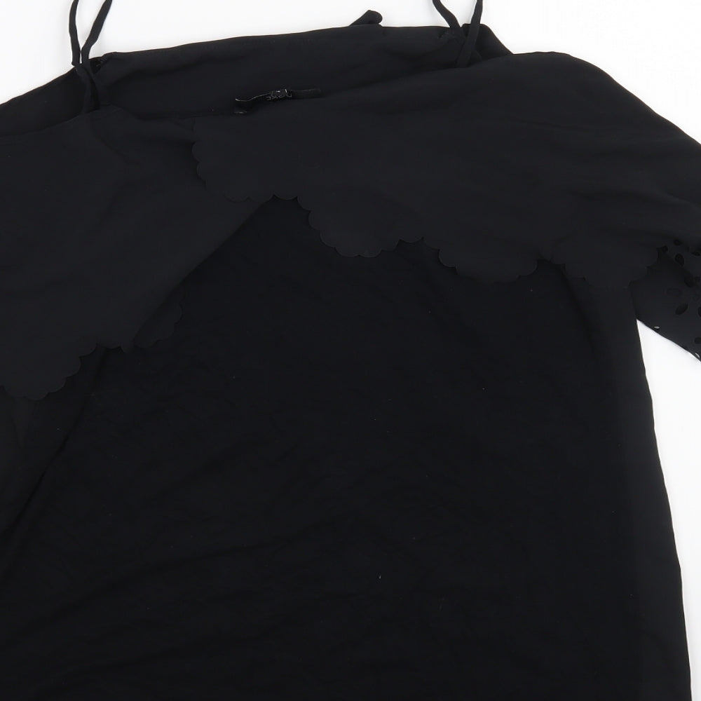 NEXT Womens Black   Basic Tank Size 14