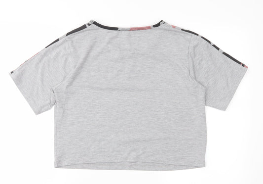 Select Womens Grey   Basic T-Shirt Size M