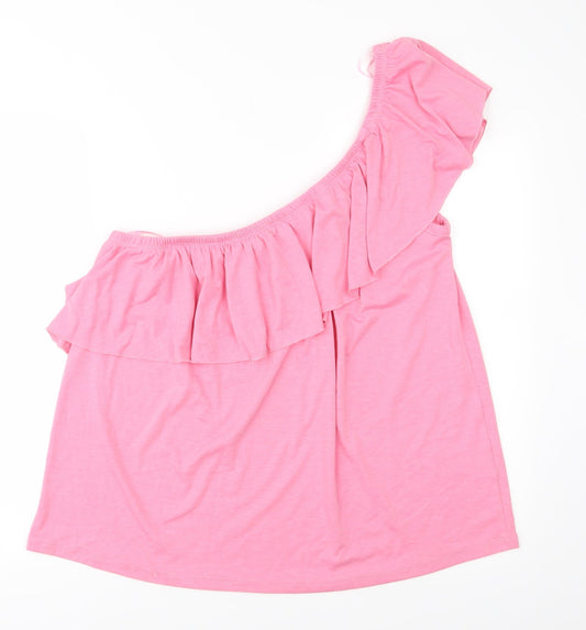Lotties Womens Pink   Basic Blouse Size 16