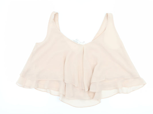 River Island Womens Pink   Cropped Tank Size 8