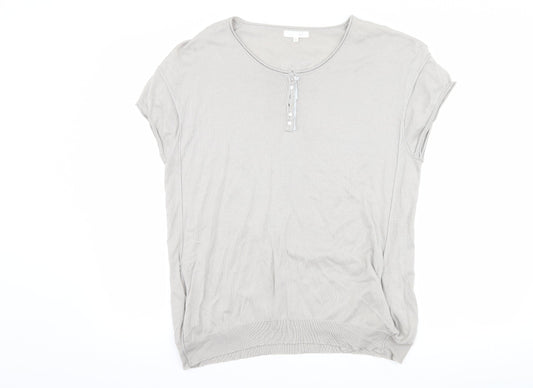 See U Soon Womens Grey   Basic T-Shirt Size M