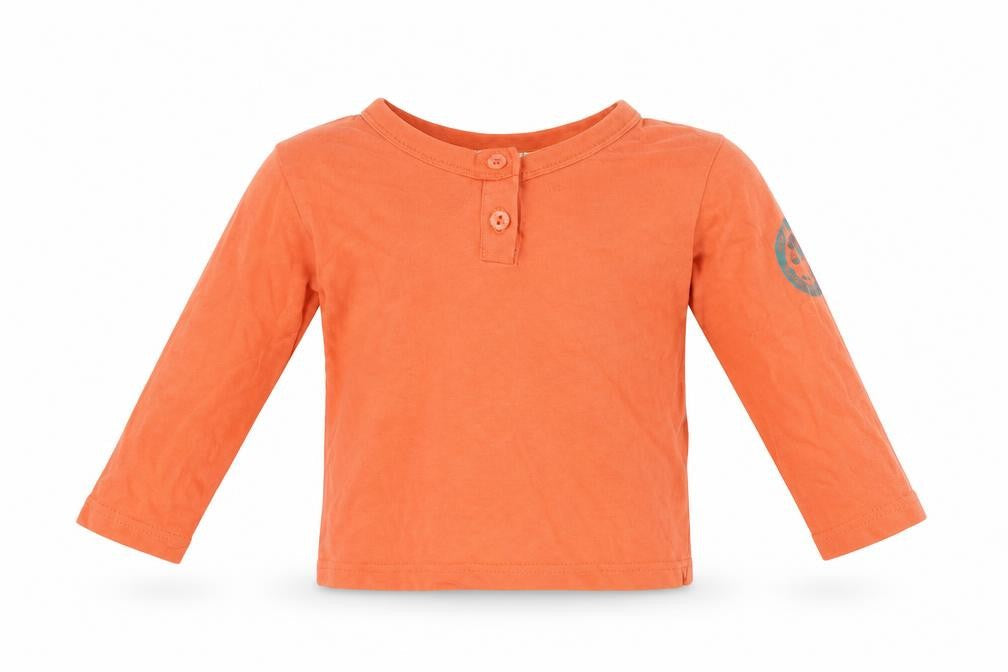 Front view of RJR.John Rocha boys’ orange basic t-shirt, size 12-18, months