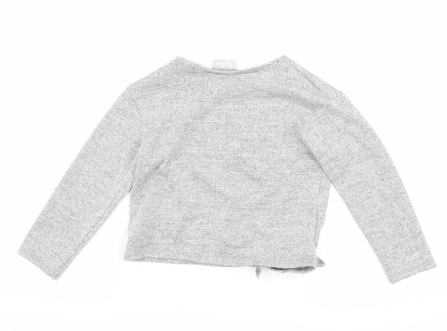Matalan Girls Silver   Basic T-Shirt Size 5 Years  - amour