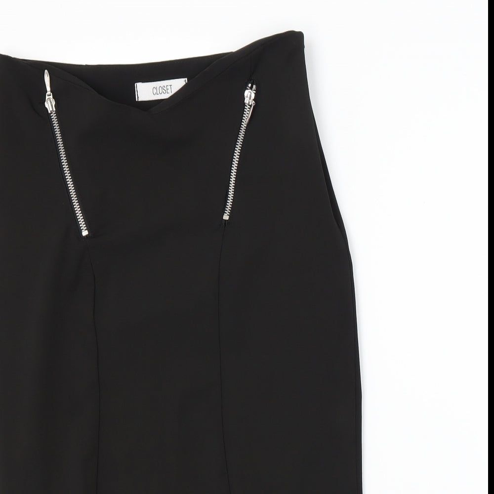 Closet Womens Black   Straight & Pencil Skirt Size 8