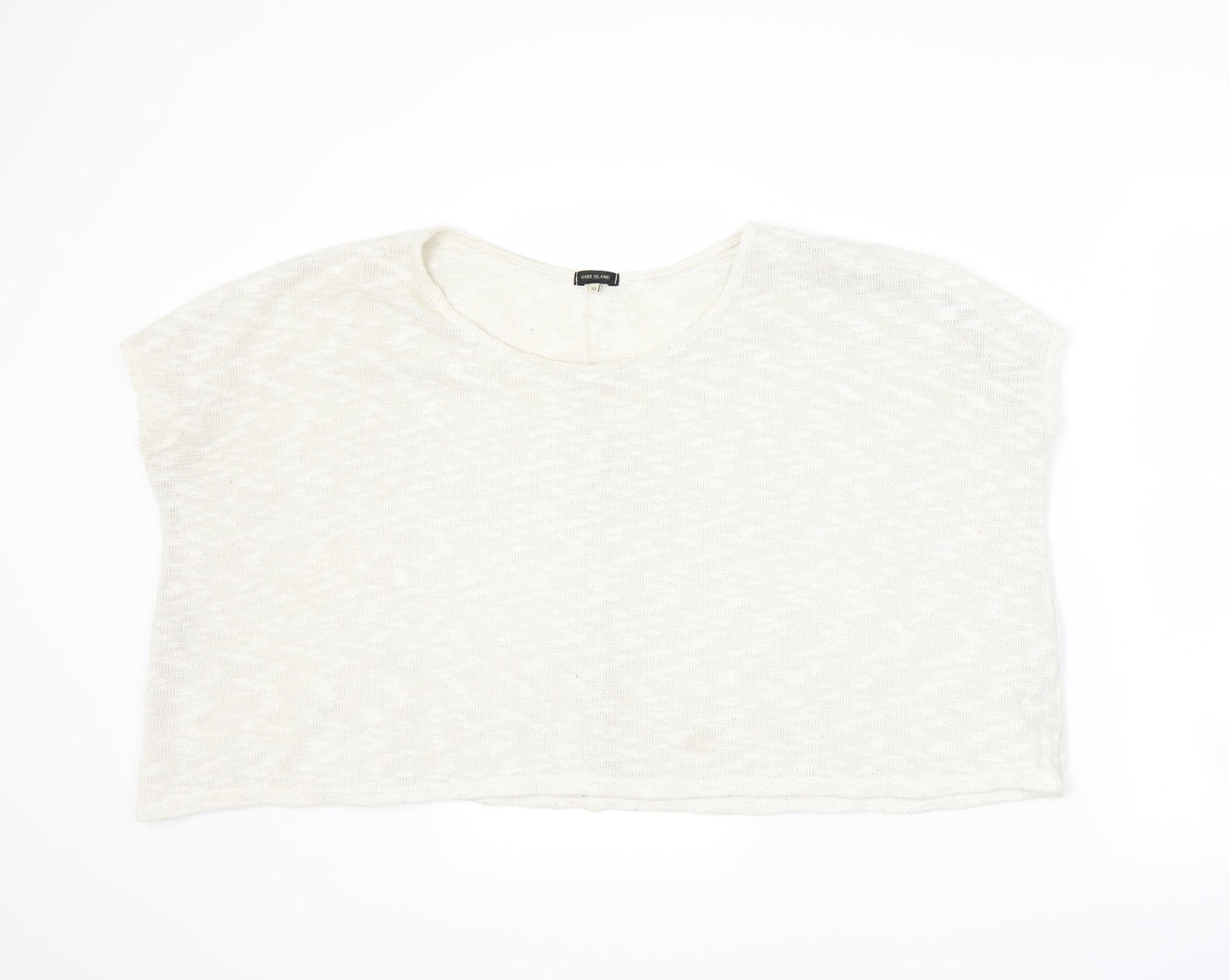 River Island Womens White   Pullover Jumper Size 10