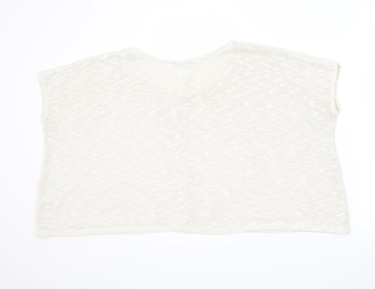 River Island Womens White   Pullover Jumper Size 10