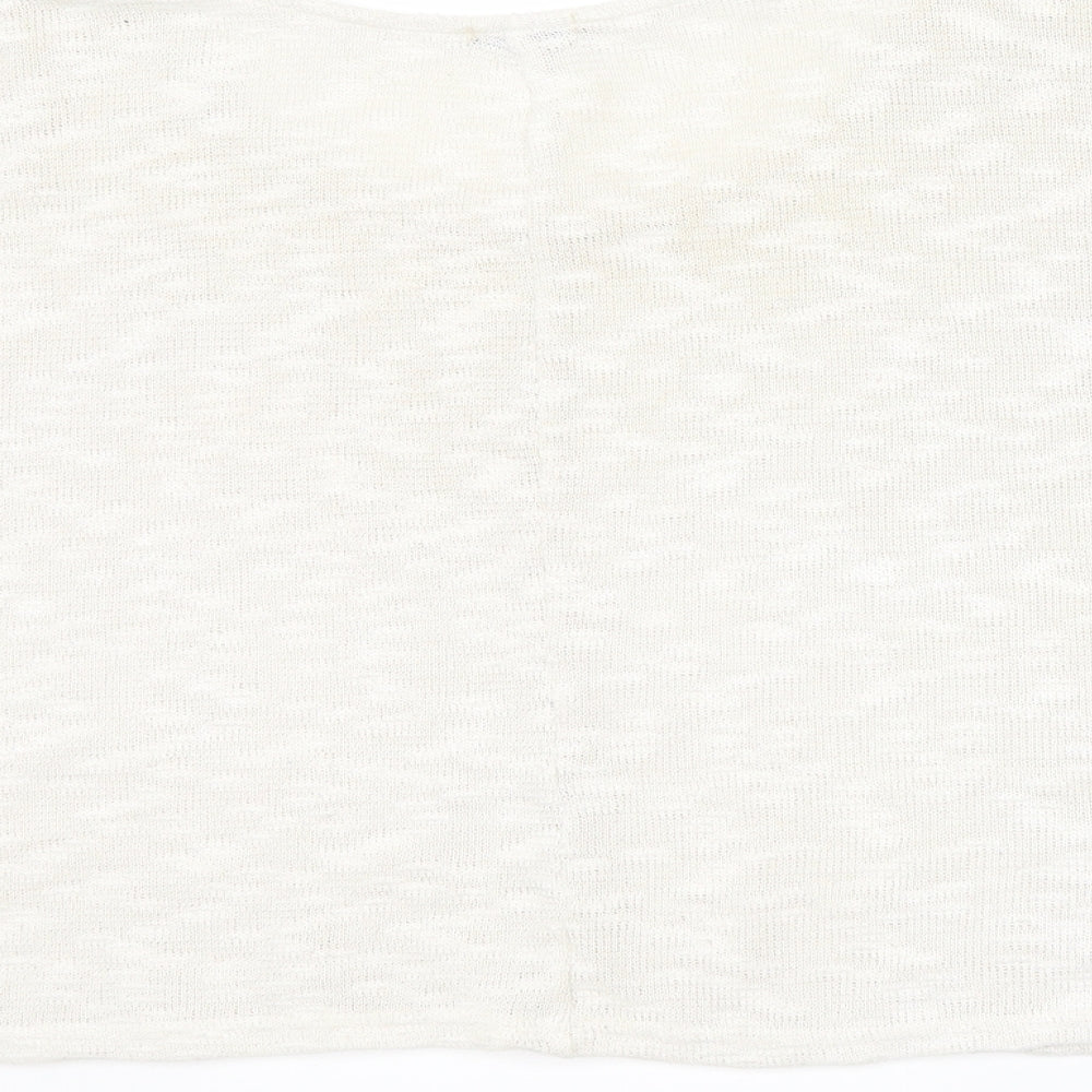 River Island Womens White   Pullover Jumper Size 10