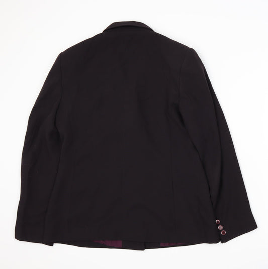 Berkertex Womens Purple   Jacket Suit Jacket Size 14