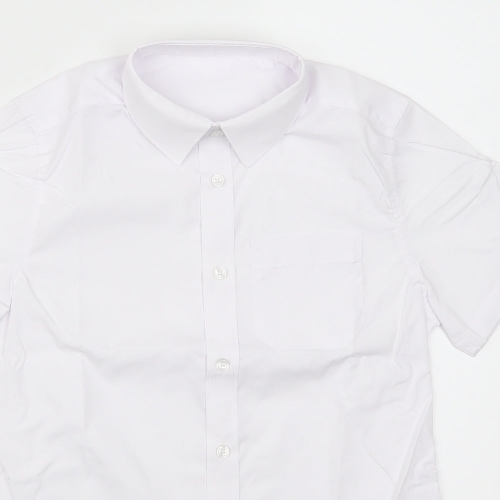 F&F Boys White   Basic Button-Up Size 10-11 Years