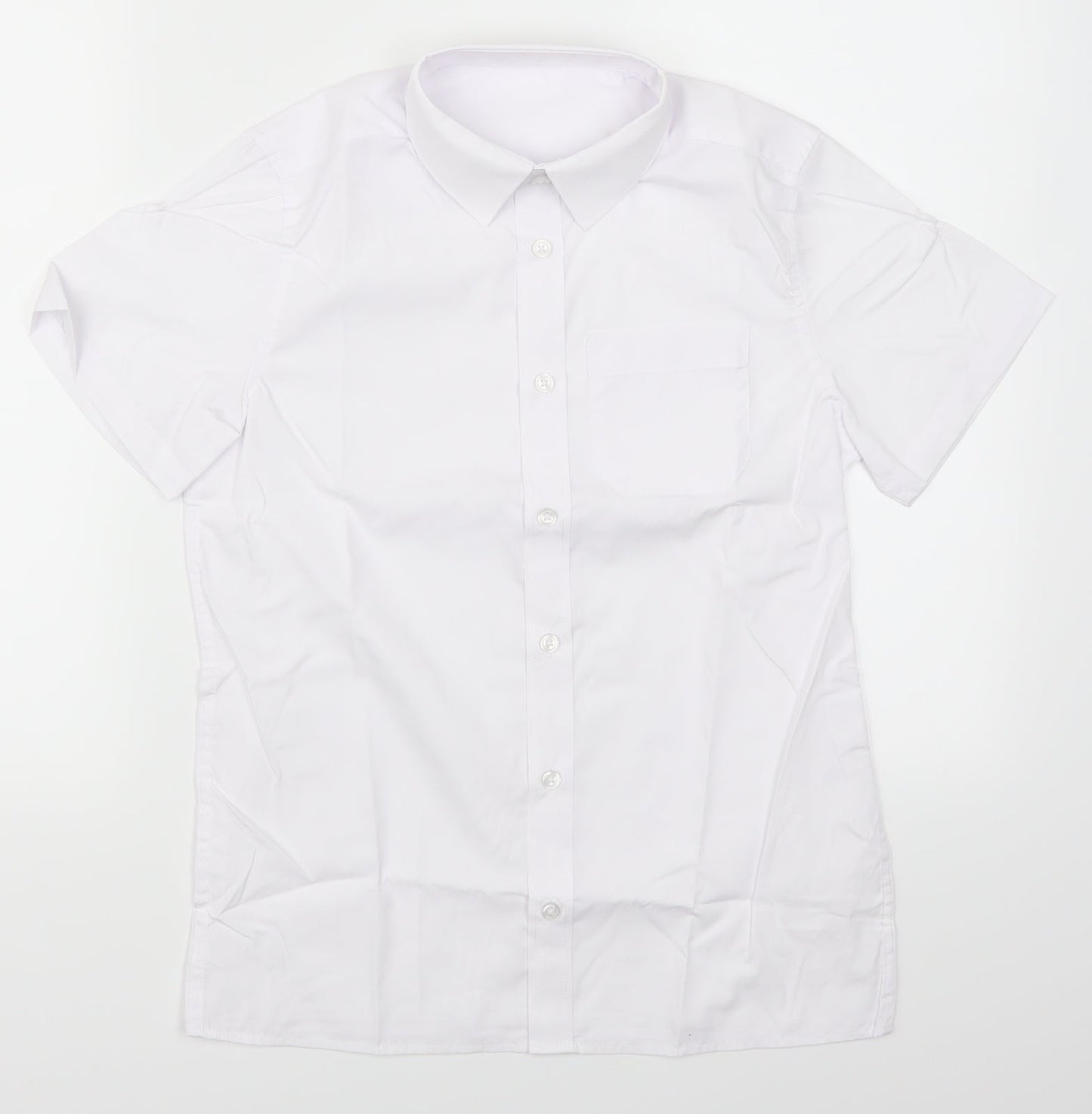 F&F Boys White   Basic Button-Up Size 10-11 Years