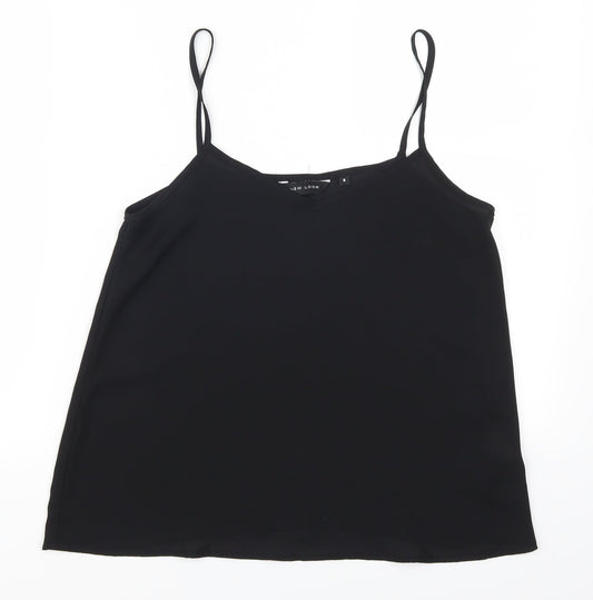 New Look Womens Black   Basic Tank Size 8
