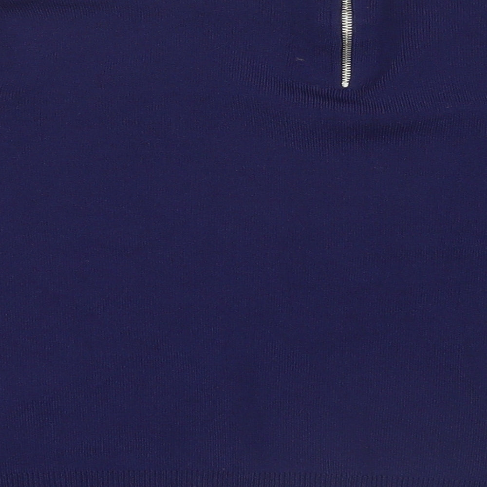 Topshop Womens Blue  Knit Pullover Jumper Size 8