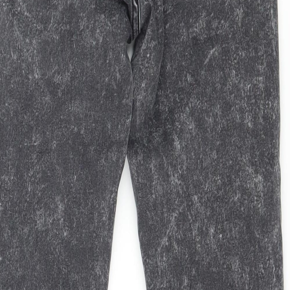 Denim & Co. Womens Grey  Denim Skinny Jeans Size 28 in L27 in - Acid wash