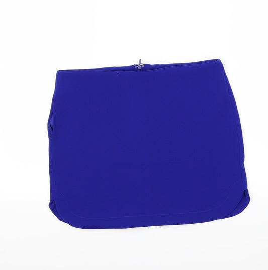FOREVER 21 Womens Blue   Mini Skirt Size M