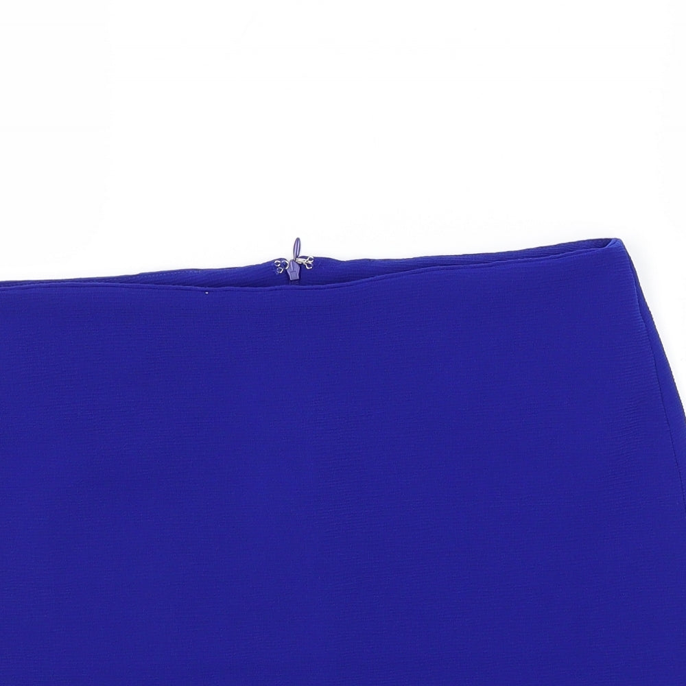 FOREVER 21 Womens Blue   Mini Skirt Size M