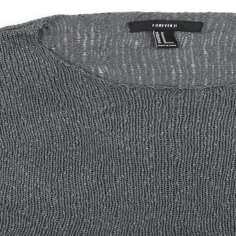 FOREVER 21 Womens Blue   Pullover Jumper Size M