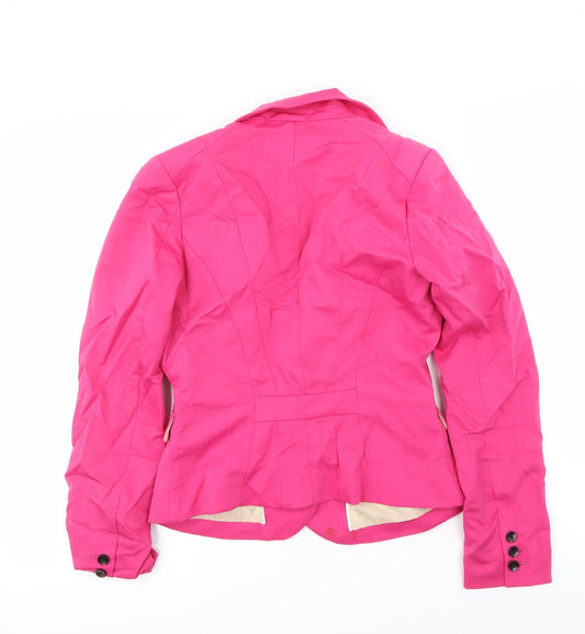 H&M Womens Pink   Jacket Blazer Size 6