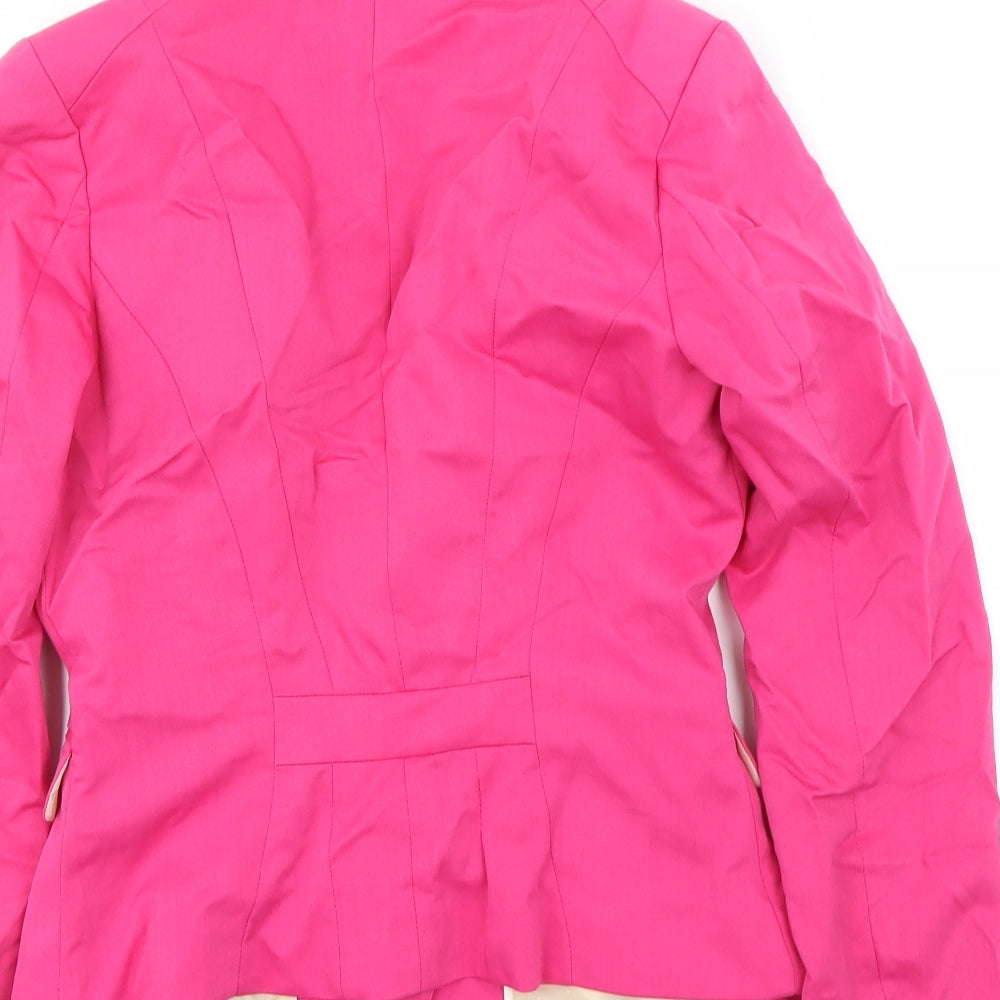H&M Womens Pink   Jacket Blazer Size 6