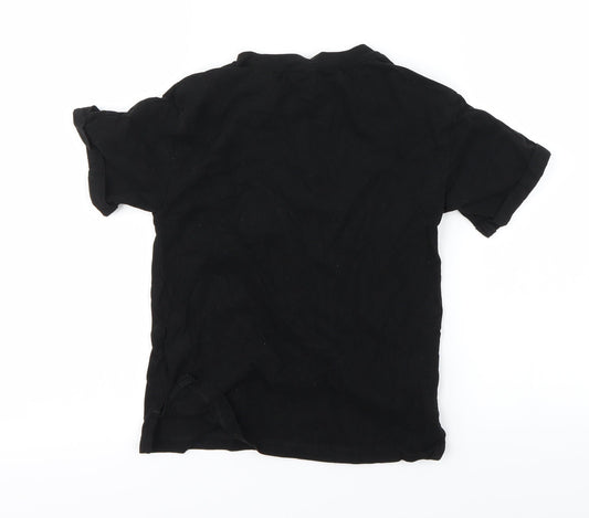 NEXT Girls Black   Basic T-Shirt Size 5 Years