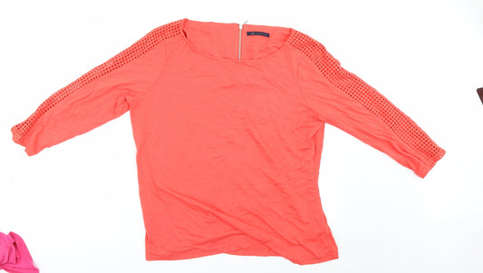 Marks and Spencer Womens Red   Basic Blouse Size 18