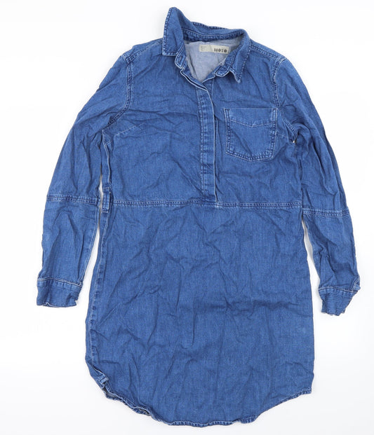Topshop Womens Blue   Basic T-Shirt Size 6